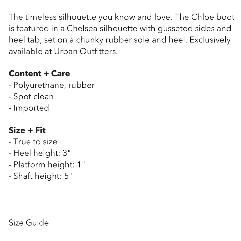 NWT Urban Outfitters Chloe Chelsea Timeless boot (10) - Picture 5 of 12